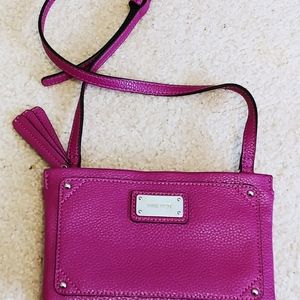 Nine West pink cross-body purse